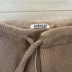 【希少】AURALEE ウール ワイドパンツ ブラウン サイズ1