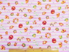 キャラ弁アニマル,生地幅110cm×長さ100cm、ピンク、特売
