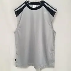 adidas アディダス レディース ノースリーブ トレーニングシャツ グレー