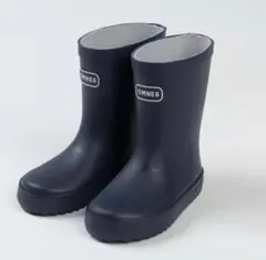 OMNES レインブーツ　長靴　ネイビー　19cm
