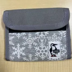 CHUMS 雪の結晶柄 三つ折り財布