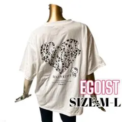 ⭐️A247⭐️ EGOIST ♥ ハローキティ レオパード ロゴプリント Tシャツ