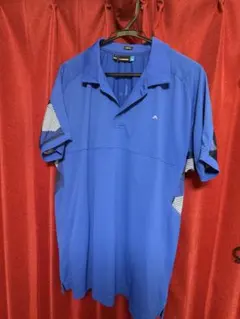 J.LINDEBERG スリムフィットポロシャツ ブルー　XL