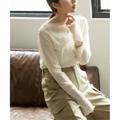 NOBLE シアークレープジャージロングTシャツ