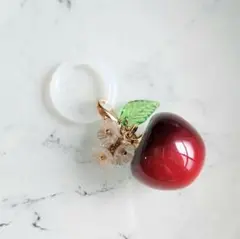 めじるしアクセサリー アンブレラマーカー めじるしチャーム りんご
