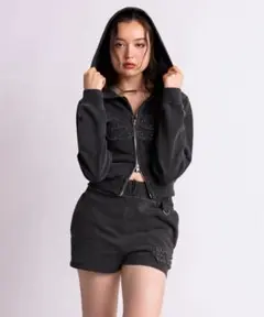 アクレント　ACLENT ピグメントコンパクトジップフーディー