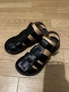 Jacques Soloviereグルカサンダル レザー27.5黒 本革 メンズ - メルカリ
