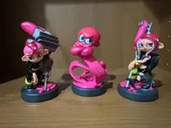 中古　スプラトゥーン amiibo トリプルセット　タコ/タコボーイ/タコガール