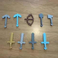 レゴ　正規品　マイクラ　武器パーツ 9個セット