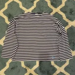 ORCIVALのワイドバスクシャツ ボーダーロンT 長袖 フランス製