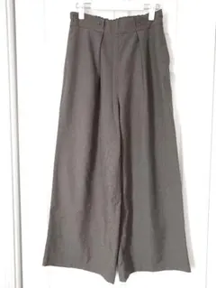 GU ワイドパンツ ゴムウエスト