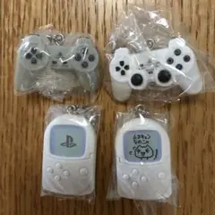 PlayStation ミニチュアチャーム付きビスケット マスコット 4種類