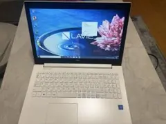 NEC LAVIE ノートPC 大画面 ホワイト