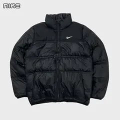 NIKE reversible DOWN JACKET black