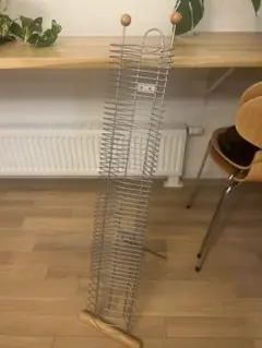 90s ビンテージ メタル CDラック ポストモダン レトロ ポップ 美品