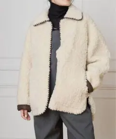 IENA LA BOUCLE リバーシブルファーリーボンディングブルゾン イエナ