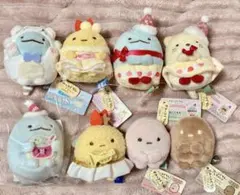 新品★すみっコぐらし てのりぬいぐるみ ストロベリークリスマス 8点セット