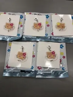 アクリルミニチャーム　ハローキティ　日焼けキティ