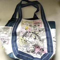 スヌーピー トートバッグ 大きめ キャンバス