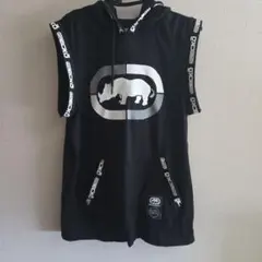 ECKO UNLTD. ノースリーブ パーカー ブラック