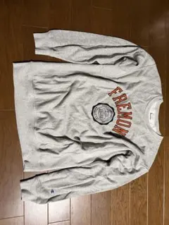 Champion リバースウィーブ カレッジロゴ スウェット グレー XL