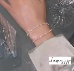 【人気】ダイヤモンドカットチェーン高品質サージカルステンレス　ブレスレット