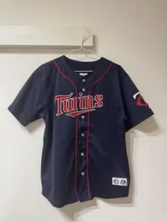 Twins ボタン式ジャージ ネイビーのサムネイル