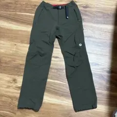 marmot トレックウォームパンツ　オリーブ　S 裏起毛　マーモット　メンズ