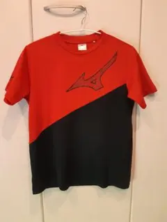 MIZUNO ミズノ Tシャツ 160cm レッド×ブラックのサムネイル