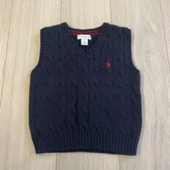 RalphLauren ケーブルニット　24M ネイビー　入園卒園 セレモニー