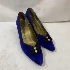 sh2731 Yves Saint Laurent 青 ハイヒール・パンプス