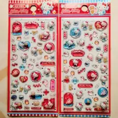 【新品・未使用品】ハローキティ★立体シール/海外限定正規品★2枚セット/数量限定