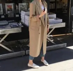 Y's Stella ワイズステラ　ロングジャケット　ベージュ
