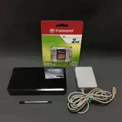 ニンテンドー3DS ブラック タッチペン 充電器 未使用SDカード2GB