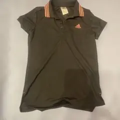 adidas ポロシャツ ブラック×ピンク スポーツウェア