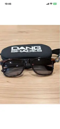 DANG SHADES サングラス べっ甲柄 ケース付き