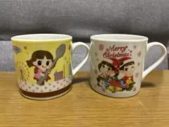 후지야 페코 찻잔 2개 세트