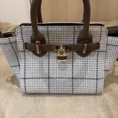 GRLチェック柄トートバッグのサムネイル