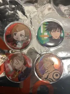 呪術廻戦　伏黒恵　釘崎野薔薇　両面宿儺　缶バッジ