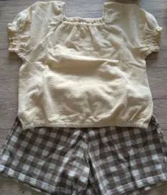 UNIQLO 半袖 & branshes ショートパンツ セット 130・140