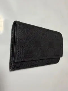 GUCCI グッチ　ブラックキャンバス　コインケース
