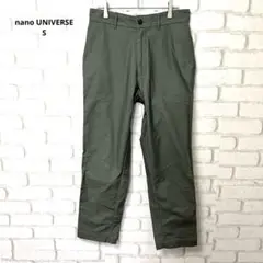 【美品】 nano UNIVERSE カジュアルパンツ　カーキ　コットン100%
