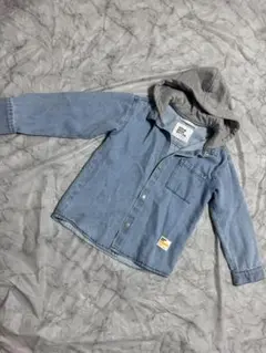 ZARA デニムジャケット フード付き サイズ7