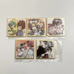 天野明展　豆ガシャ　色紙　リボーン　ツナ　沢田綱吉　獄寺隼人　XANXUS 宙太