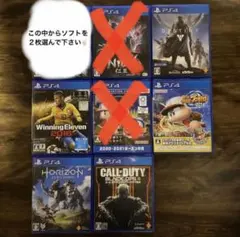 先着順！ソフト2個選択セット売り