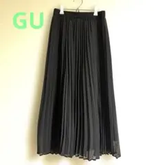 GU ブラック プリーツスカート Sサイズ
