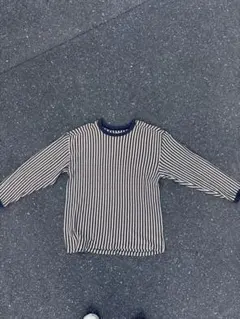 Levi's ストライプ柄 長袖カットソー サーマルブラウン L