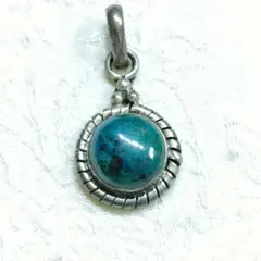 2V86　ターコイズ　ペンダントトップ　銀製