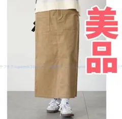 今季　ルノンキュール　コーデュロイベイカースカート　ロングスカート　L　テチチ