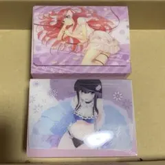 デッキケース２種セット　五等分の花嫁　中野二乃　魔法科高校の劣等生　司波深雪